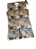 Robe africaine droite en tissu pagne wax,