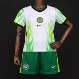 Ensemble Football Enfant Nigéria, Maillot + Short, blanc, Can, Caf, Afrique, Soccer Arica,