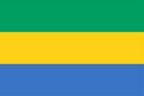 Gabon, Drapeau national, Supporters, Fans, Football, Pays Afrique, Caf, Can,