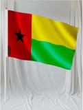 Drapeau mains Guinée-Bissau, lot de 5/10/20/50/100 pieèces,