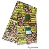 tissu pagne wax africain jaune 2/3/6 yard,ventes solidaire,Djankawax,