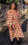 Kaba Ngondo, Robe femme, africaine, kaba, boubou en tissu pagne wax, Djankawax,
