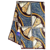 tissu pagne wax africain vert/jaune 2/3/6 yard,ventes solidaire,Djankawax,