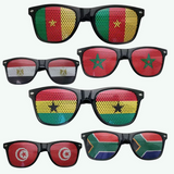 Lunettes de Supporters, Football, Drapeaux, Pays Africains,Djankawax,