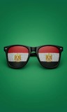 Lunettes de soleil, Drapeau national, supporters Cameroun,Self-adhesive stickers, temporary tattoo Cameroon,Drapeau main supporters Egypte,