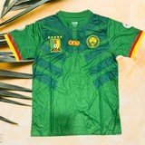  Cameroon Green Football Jersey,Maillot Cameroun, rouge Football, Lions indomptables,