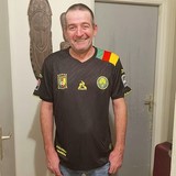  Cameroon green, Football Jersey,Maillot Cameroun, noir Football, Le Coq Sportif,