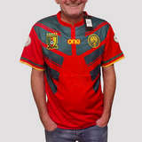  Cameroon Red Football Jersey, Cameroun, blanc, vert rouge, Football,