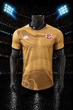 Football Jersey Tunisia yellow-Custom-nom et numéro-équipe nationale,, Can 2025, Can, Caf Afrique, Les 2025, soccer Africa,