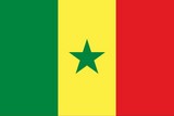 Sénégal, Drapeau national, Supporters, Fans, Football, Pays Afrique, Caf, Can,