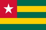 Drapeau national Togo, Supporters, Fans, Football, Cameroun